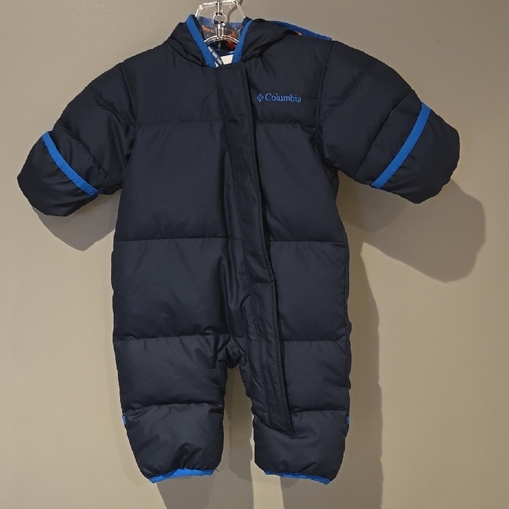Columbia Navy Blue Baby Snowsuit